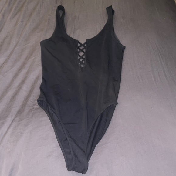Forever 21 sleeveless black body suit, size S - Picture 1 of 2